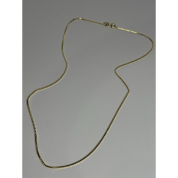 925 Sterling Silver Gold Plated Chain Length 18 Inch