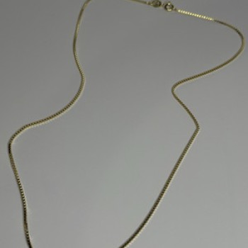925 Sterling Silver Gold Plated Chain Length 18 Inch