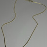 925 Sterling Silver Gold Plated Chain Length 18 Inch