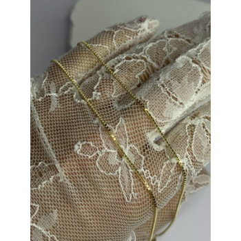 925 Sterling Silver Gold Plated Chain Length 18 Inch