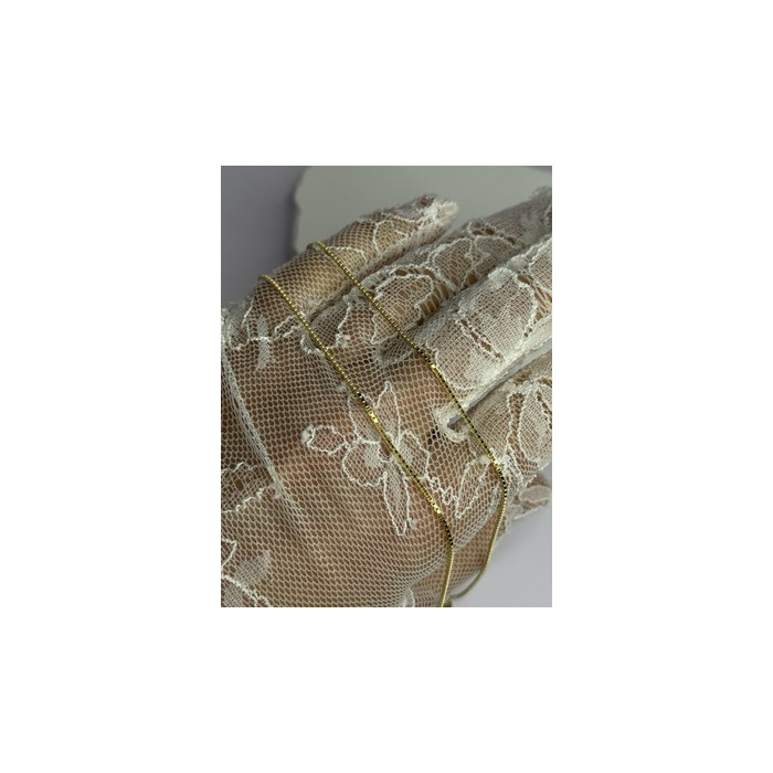 925 Sterling Silver Gold Plated Chain Length 18 Inch
