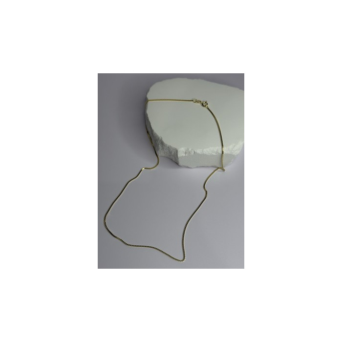 925 Sterling Silver Gold Plated Chain Length 18 Inch