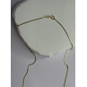 925 Sterling Silver Gold Plated Chain Length 18 Inch