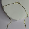 925 Sterling Silver Gold Plated Chain Length 18 Inch