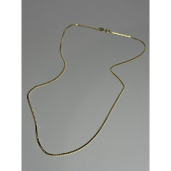 925 Sterling Silver Gold Plated Chain Length 18 Inch