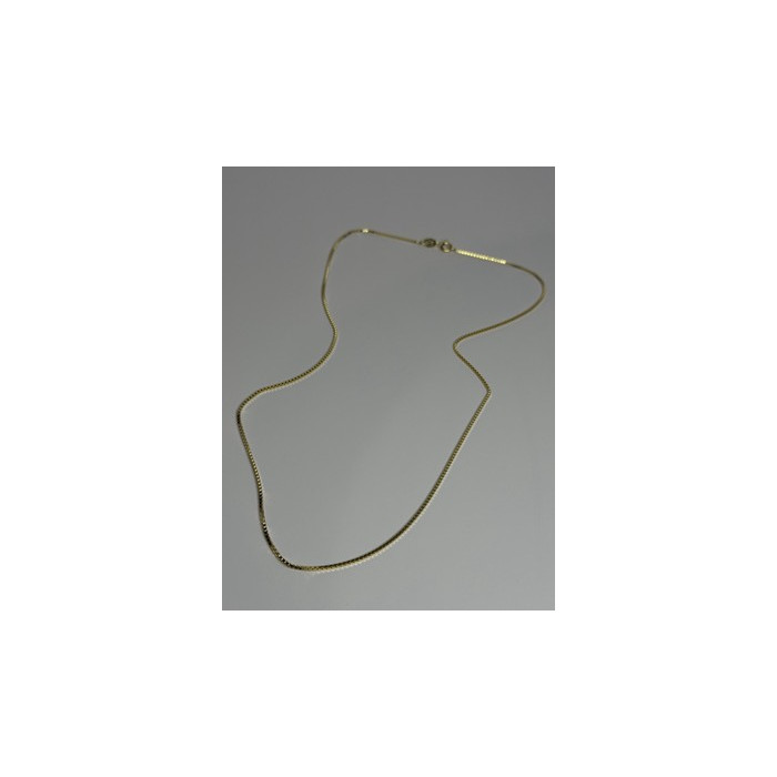 925 Sterling Silver Gold Plated Chain Length 18 Inch