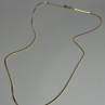 925 Sterling Silver Gold Plated Chain Length 18 Inch