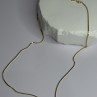 925 Sterling Silver Gold Plated Chain Length 18 Inch