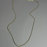 925 Sterling Silver Gold Plated Chain Length 18 Inch