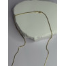 925 Sterling Silver Gold Plated Chain Length 18 Inch