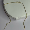 925 Sterling Silver Gold Plated Chain Length 18 Inch