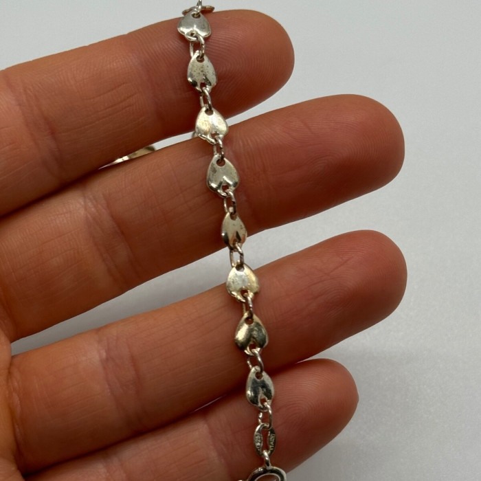 925 Sterling Silver Bracelet Italy
