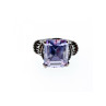 925 Sterling Silver Amethyst Ring Size 6.75