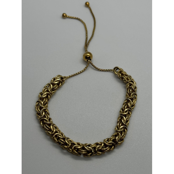 925 STERLING SILVER GOLD PLATED  MILOR ITALY BRACELET