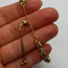 925 Sterling Silver Gold Plated Milor Italy Bracelet