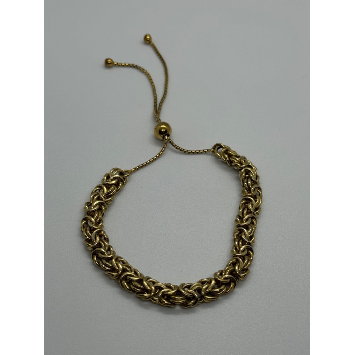 925 STERLING SILVER GOLD PLATED  MILOR ITALY BRACELET