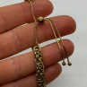 925 Sterling Silver Gold Plated Milor Italy Bracelet