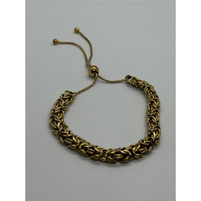 925 STERLING SILVER GOLD PLATED  MILOR ITALY BRACELET