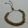 925 Sterling Silver Gold Plated Milor Italy Bracelet