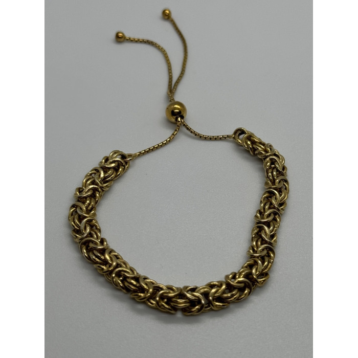 925 STERLING SILVER GOLD PLATED  MILOR ITALY BRACELET