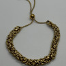 925 Sterling Silver Gold Plated Milor Italy Bracelet