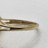 14K Yellow Gold Tanzanite & Diamond Flower Ring Size 5.5