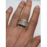 925 Sterling Silver Gold Plated & CZ Ring Size 7