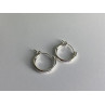 925 Sterling Silver Hoops Earrings