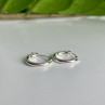 925 Sterling Silver Hoops Earrings