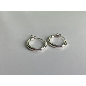 925 Sterling Silver Hoops Earrings