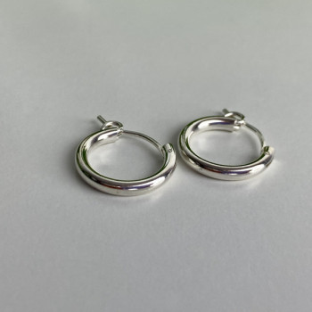 925 Sterling Silver Hoops Earrings