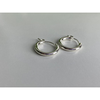 925 Sterling Silver Hoops Earrings
