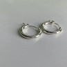 925 Sterling Silver Hoops Earrings