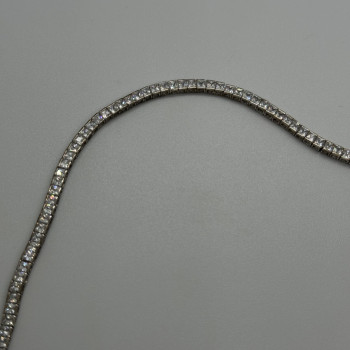 925 Sterling Silver CZ Bracelet