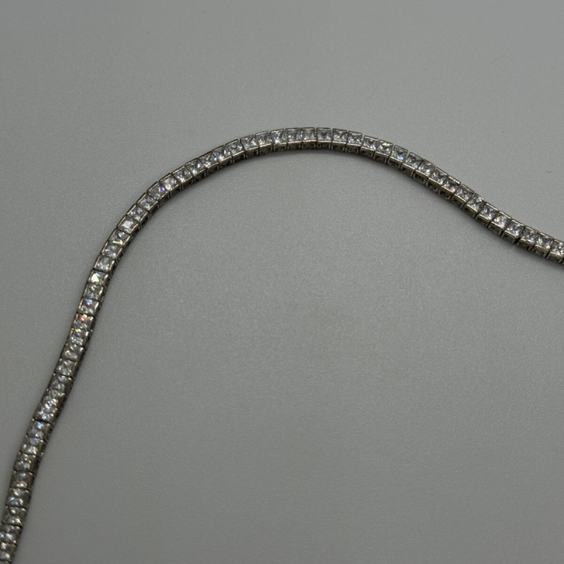 925 Sterling Silver CZ Bracelet