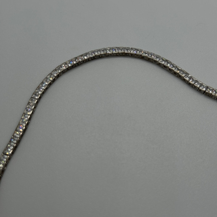 925 Sterling Silver CZ Bracelet