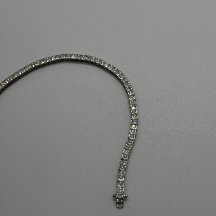 925 Sterling Silver CZ Bracelet