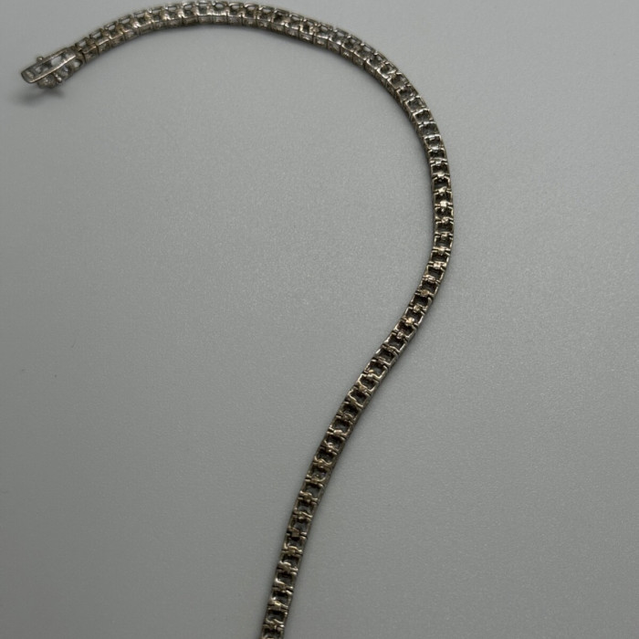 925 Sterling Silver CZ Bracelet