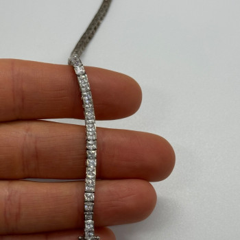 925 Sterling Silver CZ Bracelet