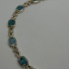 925 Sterling Silver Opal Bracelet
