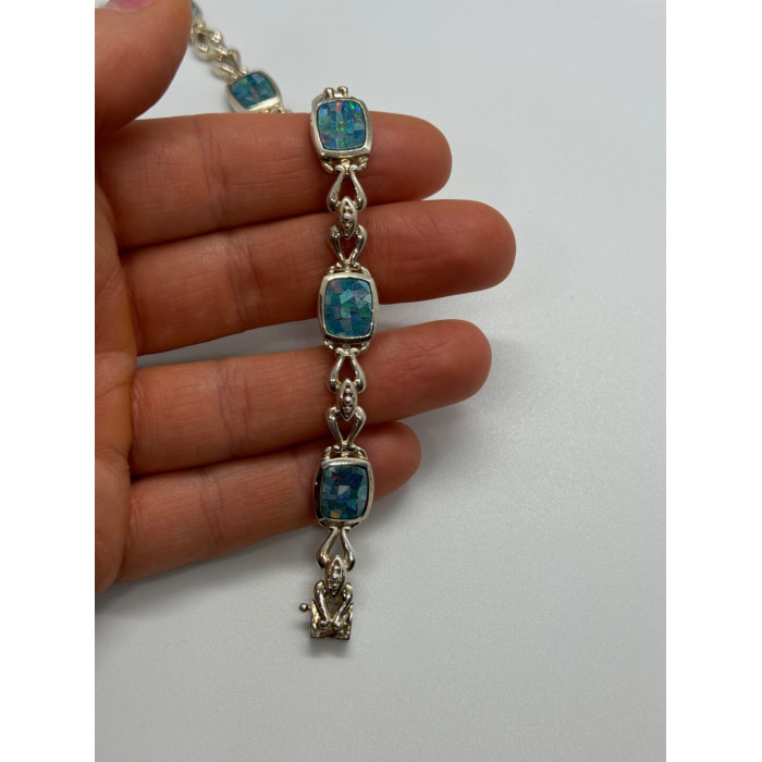 925 STERLING SILVER OPAL BRACELET
