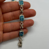 925 Sterling Silver Opal Bracelet