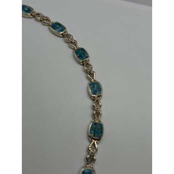 925 STERLING SILVER OPAL BRACELET
