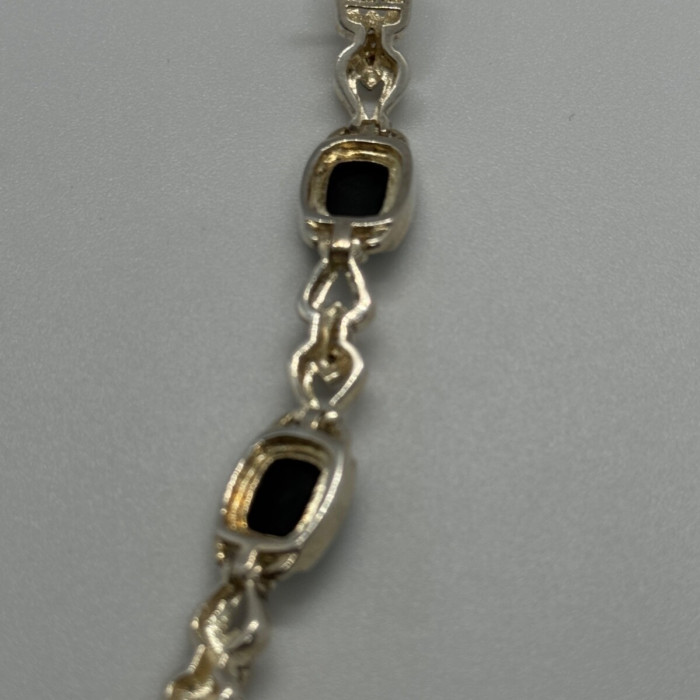 925 Sterling Silver Opal Bracelet