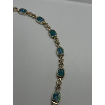 925 STERLING SILVER OPAL BRACELET
