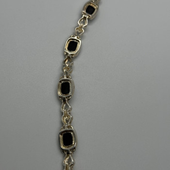 925 Sterling Silver Opal Bracelet