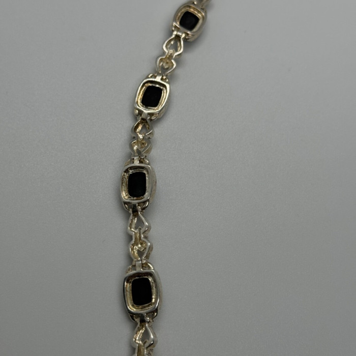 925 Sterling Silver Opal Bracelet