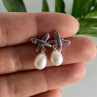 925 Sterling Silver Pearls Earrings