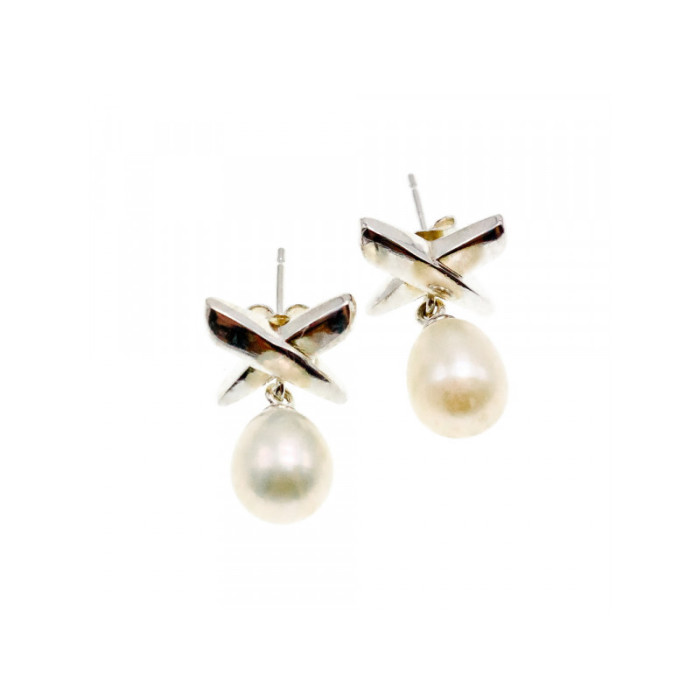 925 STERLING SILVER PEARLS EARRINGS