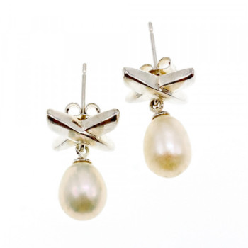 925 Sterling Silver Pearls Earrings